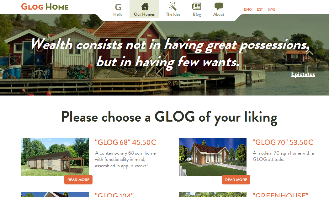 GLOG home webpage